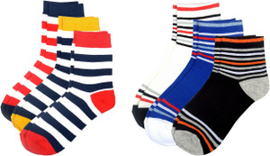 Color Fevrr Men & Women Mid-calf Length Socks