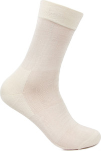 Bonjour Men's Solid Crew Length Socks