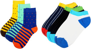 Color Fevrr Men & Women Mid-calf Length Socks