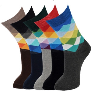 Vinenzia Men's Crew Length Socks