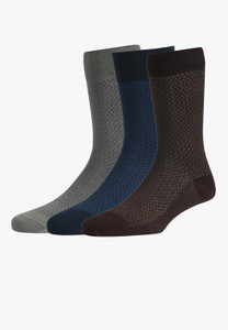 Louis Philippe Men's Mid-calf Length Socks