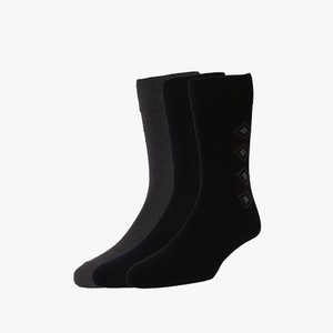 Van Heusen Men's Solid Mid-calf Length Socks