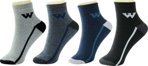 Neska Moda Men's Solid Ankle Length Socks