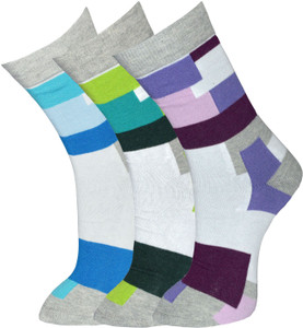 Marc Men's Graphic Print Crew Length Socks