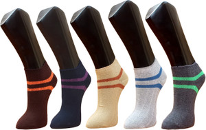 Marc Men's Self Design Ankle Length Socks