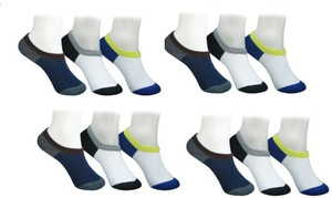 Killys Men's Solid No Show Socks