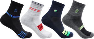 Bonjour Men's Printed Ankle Length Socks