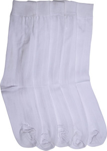 Mikado Stylish Grace Men's Solid Crew Length Socks