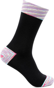 Bonjour Men's Striped Crew Length Socks