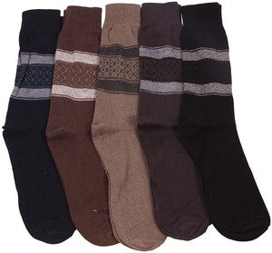 Mikado Men's Embellished Crew Length Socks
