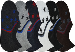 ME Stores Men's Solid No Show Socks