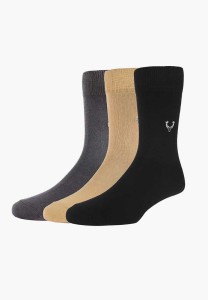 Allen Solly Men's Solid Mid-calf Length Socks