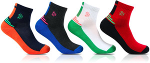 Bonjour Sports Men's Self Design Ankle Length Socks