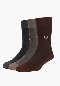 Allen Solly Men's Solid Mid-calf Length Socks