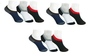 Killys Men's Solid No Show Socks