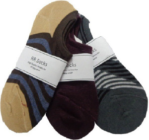 RR Accessories Men's No Show Socks