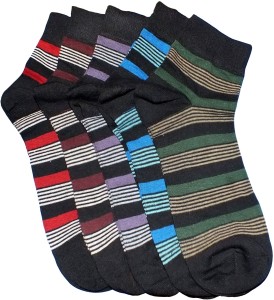 Marc Men's Self Design Ankle Length Socks