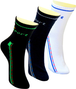 Neska Moda Men's Solid Ankle Length Socks