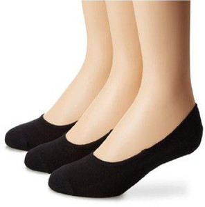 Celebrity Women's Solid No Show Socks