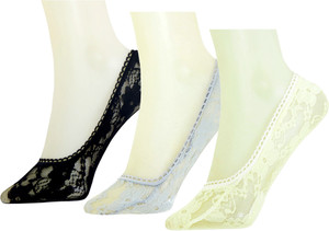 Neska Moda Women's Solid No Show Socks