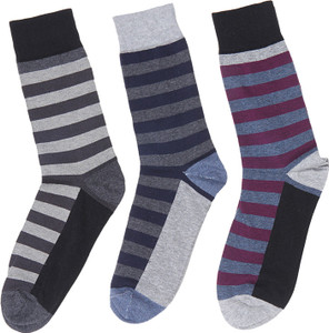 Graceway Men's Geometric Print Crew Length Socks