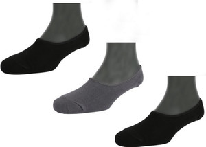 Gumber Men's Solid No Show Socks