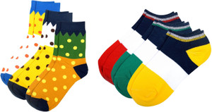 Color Fevrr Men & Women Mid-calf Length Socks