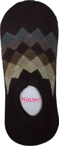 Miscreef Men's Geometric Print No Show Socks