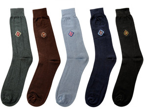 Mikado Embellished Men's Embellished Crew Length Socks