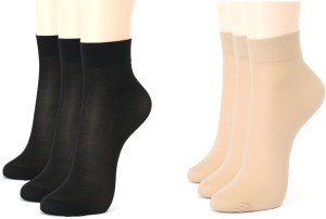 Rege Women's Self Design Ankle Length Socks