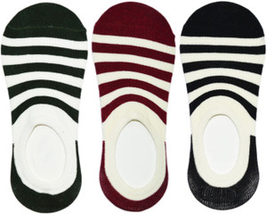 ME Stores Men's Striped No Show Socks