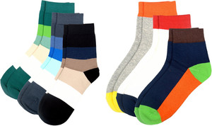 Color Fevrr Men & Women Mid-calf Length Socks