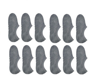 DOUBLE HORSE Men's Solid No Show Socks