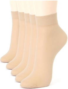 Evince Women's Solid Ankle Length Socks