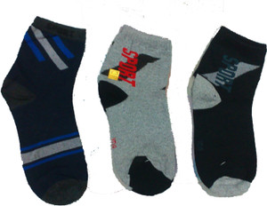 Mikado Lycra Cotton Men's Printed Ankle Length Socks