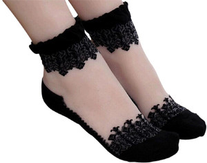 Unitedway Women's Self Design Ankle Length Socks