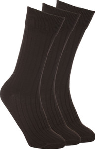 Simon Men's Striped Crew Length Socks