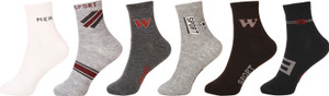Gumber Men's Printed Ankle Length Socks