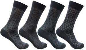 Bonjour Men's Crew Length Socks