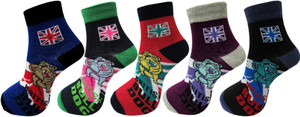Rc. Royal Class Men's Self Design Ankle Length Socks