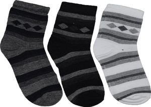 Ishaya Stores Men's Striped Ankle Length Socks