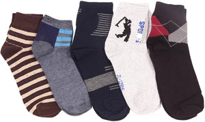 Mikado Men's Embellished Ankle Length Socks