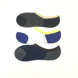 Sir Michele Men's Solid No Show Socks