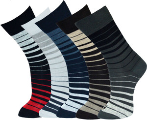 Marc Men's Graphic Print Crew Length Socks