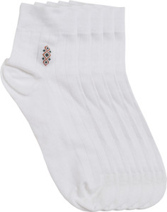 Sir Michele Men's Solid Ankle Length Socks