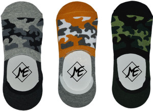 ME Stores Men's Solid No Show Socks