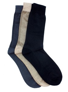 Marc Men's Self Design Crew Length Socks