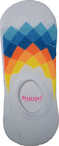Miscreef Men's Geometric Print No Show Socks