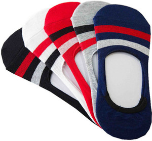 Bull's Eye Men & Women Solid No Show Socks