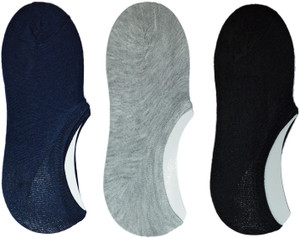ME Stores Men's Solid No Show Socks